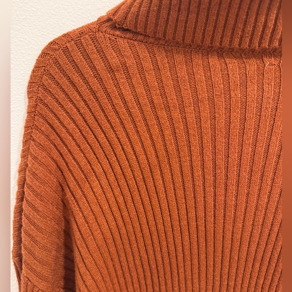 Sweater Dress Turtleneck Long Sleeves - Picture 3 of 3